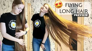 Flying long hair 🔥 HAIR PLAY (preview)