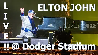Elton John - Full Concert/FRONT ROW Live!!! - @ Dodger  Stadium 11/19/2022 - musicUcansee.com