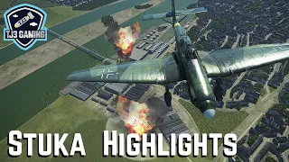 Ju-87 Stuka Dive Bombing Highlights! - WWII Combat Flight Sim IL-2 Sturmovik Great Battles V3