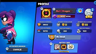 MOSTRANDO MINHA CONTA DE BRAWL STARS