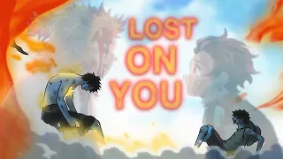 「LOST ON YOU🔥」 One Piece X Demon Slayer [Edit/AMV] | 4K