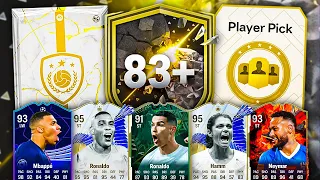 40x 83+ PLAYER PICKS & ICON PACKS! 😲 FC 24 Ultimate Team