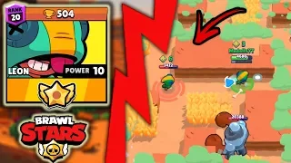 LEON POWER 10 SI RANK 20 LA SOLO SHOWDOWN! Brawl Stars Romania