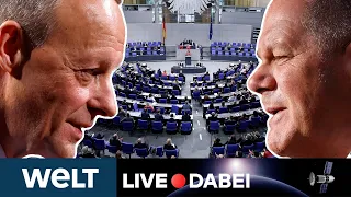 GENERALDEBATTE IM BUNDESTAG: Nach Schlagabtausch zwischen Scholz und Merz | WELT  Live dabei