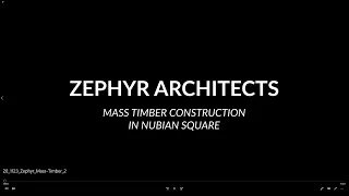 Zephyr Architects On Mass Timber