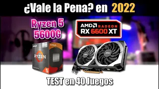 ✅ RX 6600 XT - 8GB ✅ TEST in 40 GAMES ✅ Ultra Settings - 1080p 🔴 Ryzen 5 5600G 🔴