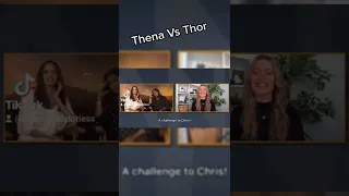 Thena Vs Thor! #thena #eternals #angelinajolie #chrishemsworth #salmahayek #thor #avengers