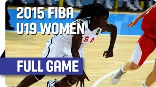 USA v Egypt - Group B - Full Game - 2015 FIBA U19 Women's World Championship