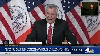 NYC to Implement Quarantine Checkpoints to Stop COVID-19 Spread | NBC New York Coronavirus Update