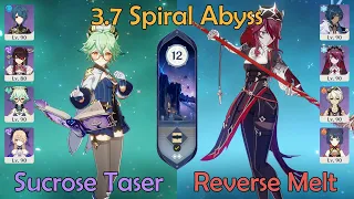 3.7 Spiral Abyss: 4-Stars Only | Sucrose Taser and Reverse Melt Kaeya and Rosaria