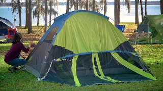 How to Set Up Your Coleman Dark Room 4-Person Tent with Screen Room