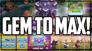 GEM TO MAX Town Hall 15 in Clash of Clans! (Part 1 of 3)