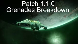 Destiny 2 | Patch 1.1.0 Grenade Changes Damage Breakdown