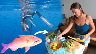 SPEARFISHING Catch and Cook w/ LEGENDS (EPIC CEVICHE)