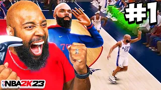 NBA 2K23 My Career #1 | ROOKIE DIFFICULTY IS AMAZING.. DON'T BE SCARED OF THE CPU ANYMORE