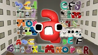 LIMINAL HOTEL ALL LOWERCASE BABY ALPHABET LORE FAMILY & SPARTAN KICKING in Garry's Mod