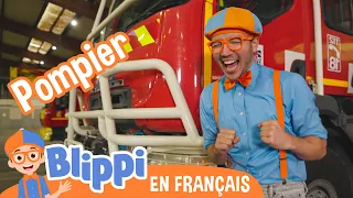 Blippi le Pompier  | Blippi en français | Vidéos éducatives pour enfants