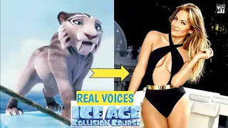 Ice age-5 collision course behind the voices of animal characters