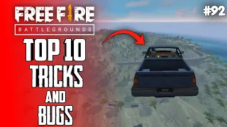 Top 10 New Tricks In Free Fire | New Bug/Glitches In Garena Free Fire #92