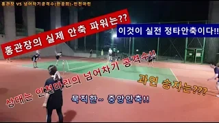 홍관장의 실제 안축 파워는??? 안축 VS 넘어차기의 대결!! 과연 승자는??