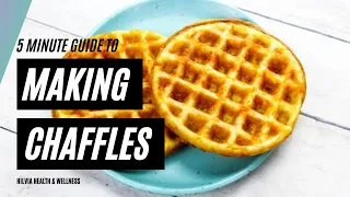 How to make Chaffles for Keto Diet.  Low Carb Meal.  Egg Cheese Waffles. 4 inch Dash Waffle Maker
