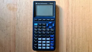 TI-81 - Texas Instruments' first graphing calculator