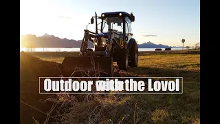 Outdoor with the Lovol 504 tractor. -Summertime, and I´ve got me a quick hitch  #10.Northernlight