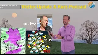 Aktuelle Sonnen-, Frost- & Wettervorhersage 27.-29. April & kurzes Gespräch mit Ivo Brück wg. April