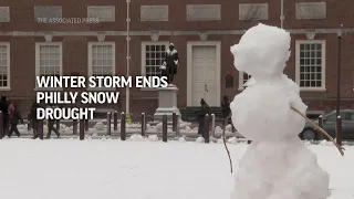 Winter storm ends Philly snow drought