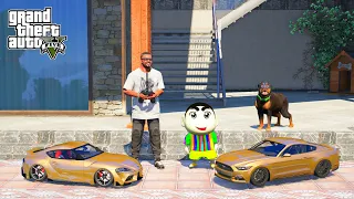 Franklin & shinchan Buy Mini RC Supra & Mustang GT Car in GTA 5 | JNK GAMER