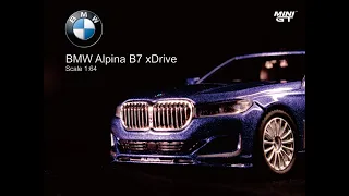 Review - Mini GT | BMW Alpina B7 xDrive - Blue Metallic