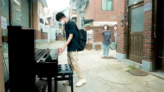 A Boy Found Abandoned Piano, Suddenly Played 'Canon' So Fast.. People Were Shocked