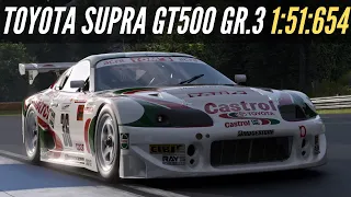 Gran Turismo 7: Lap Time Challenge Trial Mountain | Toyota Supra GT500 Gr. 3 Hotlap [4K]
