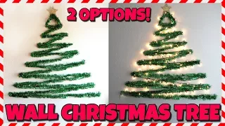DIY Wall Christmas Tree! 📍 How To With Kristin