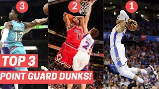 Top 3 Point Guard Dunks Every Year! (2010-2020)