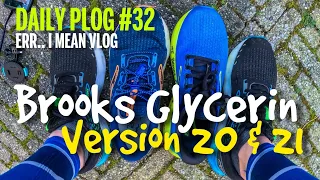 Brooks Glycerin 20 vs 21.. Daily VLOG/PLOG (15 Mar 2024)