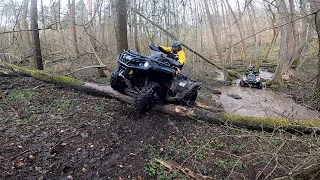 Trial🚀 Water Mud💦 on a Can am Outlander XMR 1000/Can am Renegade 800R/Can am Outlander max 650xt