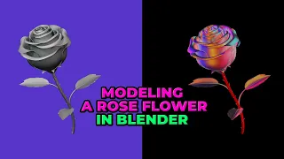 Modeling a Rose Flower in Blender