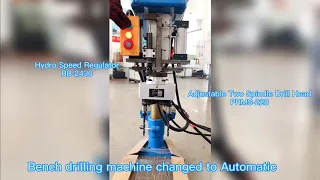 Bench drilling machine changed to Automatic drilling machine