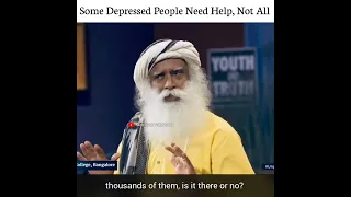 Every Depressed Person Need Not Be Medicated | Sadhguru Status#shorts