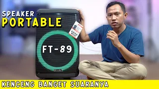 Wow Suaranya Kenceng Juga !! Bisa Pake Batere ~ Review Speaker Portable Soundbest FT-89