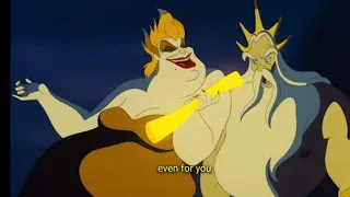 Ursula making a deal with king Triton-The Little Mermaid #thelittlemermaid