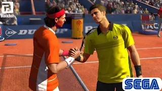 Rafael Nadal vs Novak Djokovic - Virtua Tennis 4 (SEGA)