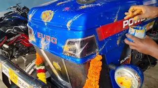 HAPPY CUSTOMER | EURO 50 NEW TRACTOR DELIVERY | RISHI TRACTORS MARKAPUR|