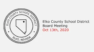 ECSD Board Meeting 10/13/2020