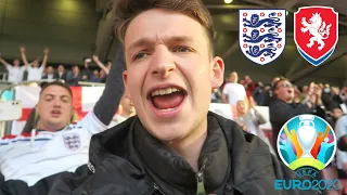 SCOTLAND OUT & ENGLAND THROUGH - SCENES at WEMBLEY vs Czech Republic