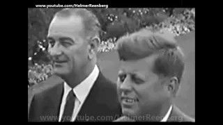 July 30, 1960 - Senators John F. Kennedy and Lyndon B. Johnson addressed the press, Hyannis Port