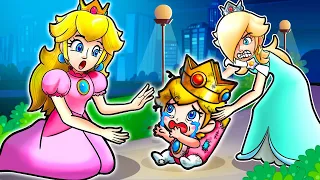 Rosalina Stole Peach's Child - Poor Baby Peach Life - Sad Story - Mario Super Bros Animation