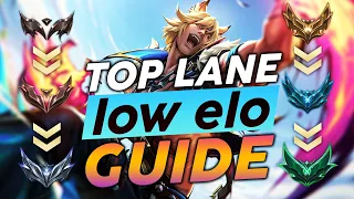 How to climb as a TOP LANER I Low elo to diamond guide I Top Lane Guide