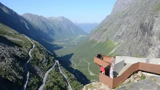 Trollstigen Trolls ladder Norway pictures and drive though
